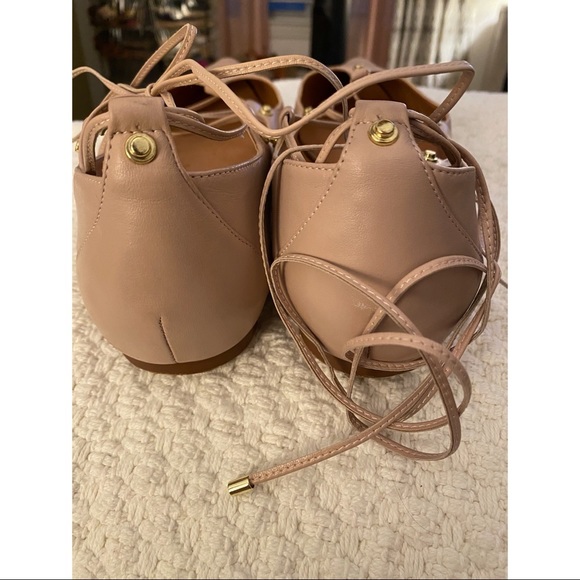 Halogen Owen ballet flat -lace up - Picture 6 of 7